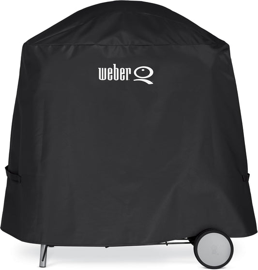 WEBER Telo di Copertura Premium (Art. 6554) – Custodia Antipolvere per Barbecue Elettrici e a Gas Serie Q (Senza Carrello Fisso) Weber