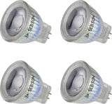 Set 4 Lampadine LED MR11 GU4 12V 3W SEBSON - 2900K