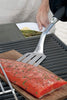 Weber Girapiatti Premium 46 cm 6620 - Paletta in Acciaio Inox con Manico Antiscivolo Nero e Argento