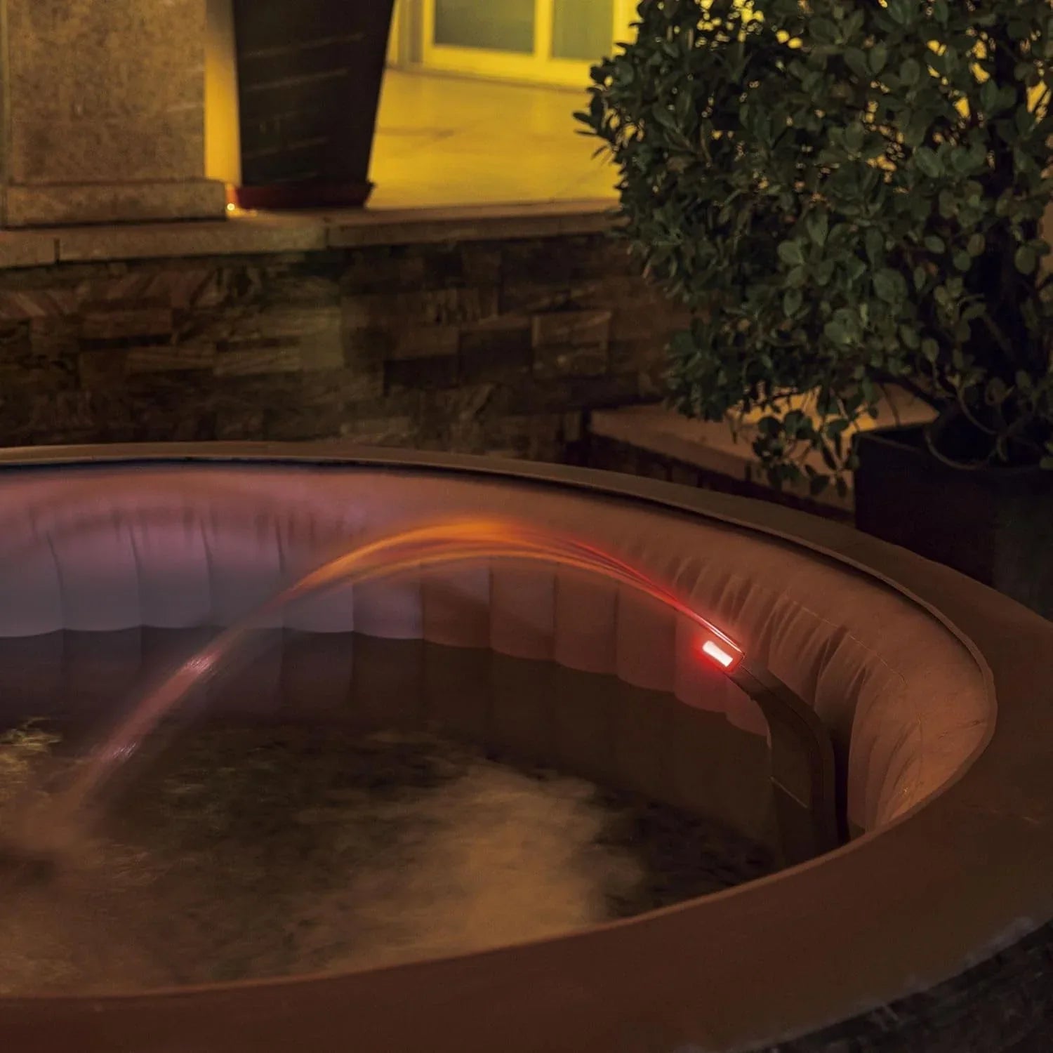 Bestway 60322 Lay-Z-Spa Cascata con luci LED a 7 colori Bestway