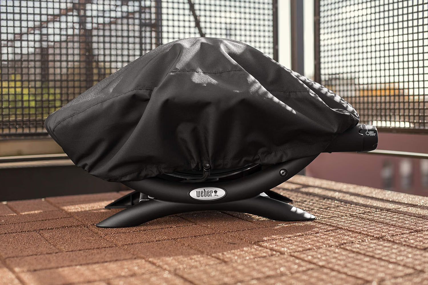Weber Custodia Premium per Barbecue Serie Q 100/1000 7110 - Nero