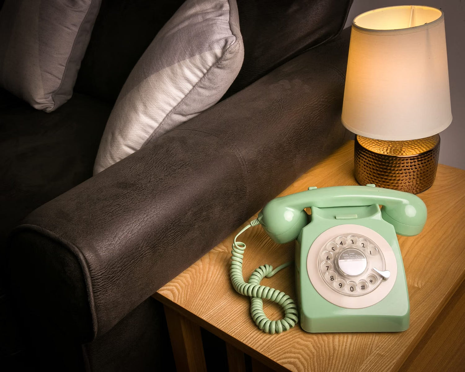 GPO Retro 746 Rotary Green – Telefono fisso vintage verde menta