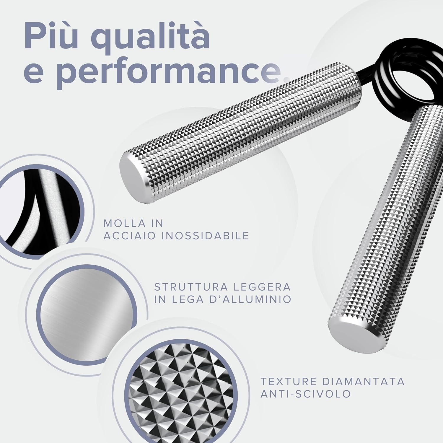 BILDER Hand Grip Pinza Rinforza Mani e Avambracci in Metallo (14 x 10 x 2 cm)