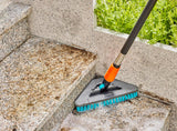 Gardena Idrospazzola Cleansystem Hard Flex 18814-20 - Spazzola Triangolare per Superfici Robuste