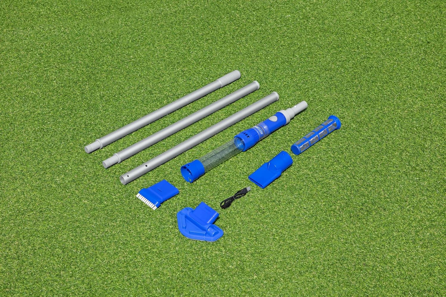 Bestway 58649 Aspiratore Ricaricabile AquaSurge™ - Lunghezza 264 cm