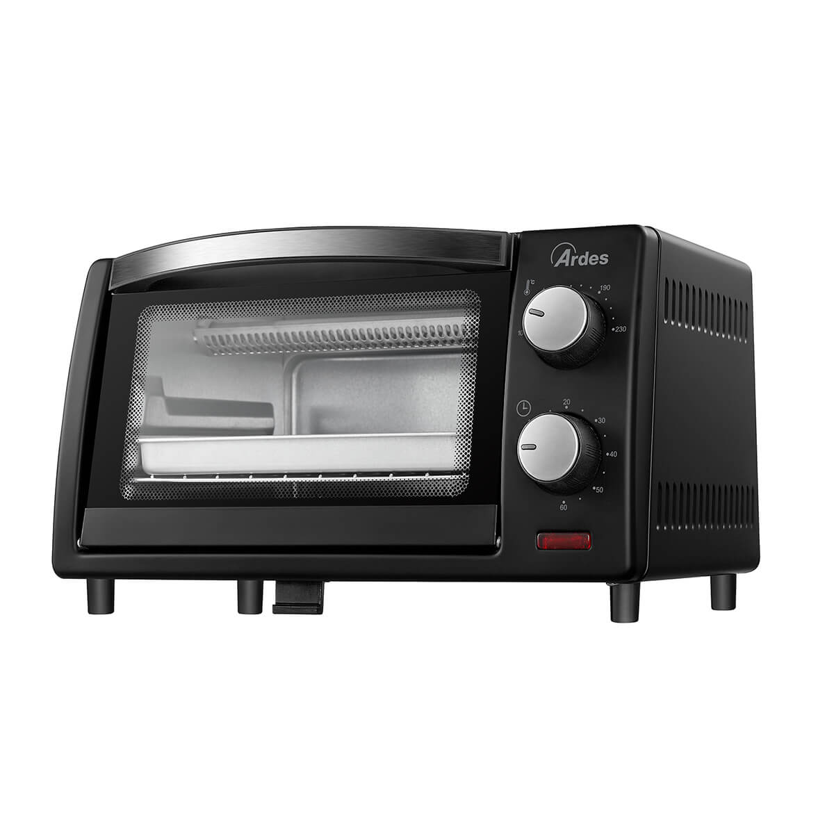 Ardes AR6211B GUSTAVO DARK 10L - Forno Elettrico Compatto 800W