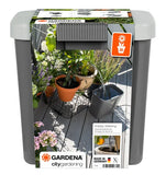 GARDENA Set Irrigazione per Piante in Vaso con Timer AquaBloom / Irrigazione Automatica - 1266-20