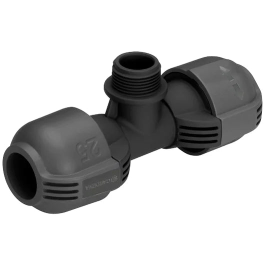 GARDENA Raccordo a T 25 mm x 3/4" Filetto Maschio per Sprinklersystem - 2787-20