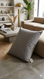 Cuscino da Esterno 80x60 Grigio Scuro - Sfoderabili e Idrorepellenti