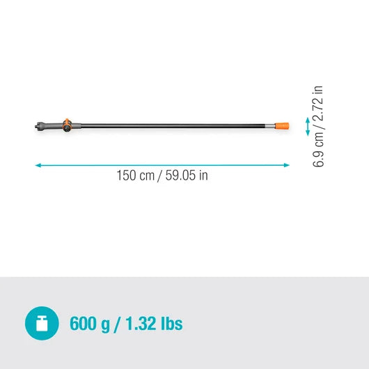 Manico ad acqua Cleansystem M Gardena 150 cm - 18802-20