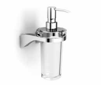 Portadispenser Sapone di Design - Linea Milano Bonomi - Stile Elegante e Moderno - Supporto a Muro per Erogatore Bagno Raffinato Bonomi