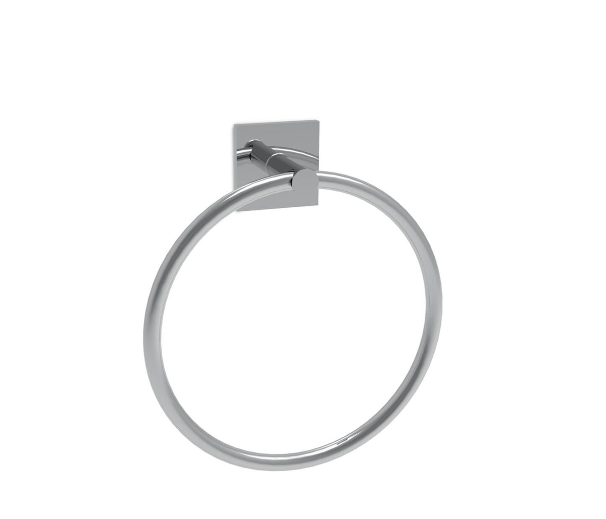 Portasalviette ad Anello Design Moderno - Linea Square Bonomi - Stile Minimalista e Geometrico - Arredo Bagno Contemporaneo Bonomi