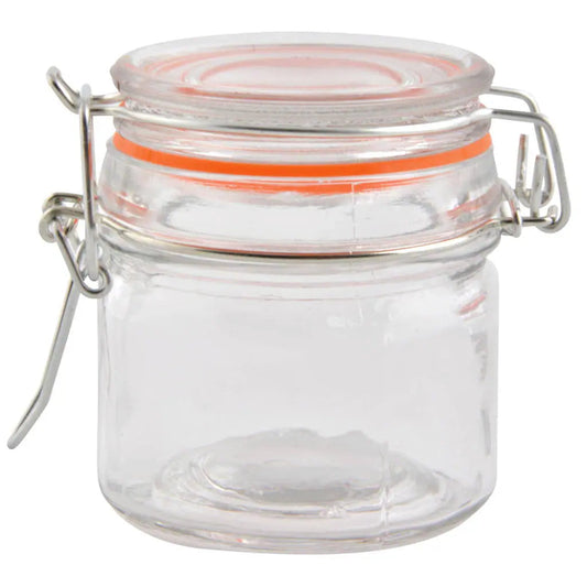 Esschert Design Set 12 Barattoli in Vetro Piccoli (Taglia S) con Tappo a Chiusura Flip-Top/Meccanica Esschert Design