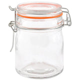 Esschert Design Set 8 Barattoli in Vetro Medi (Taglia M) con Tappo a Chiusura Flip-Top/Meccanica Esschert Design