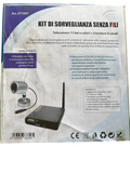 Kit Videosorveglianza Wireless Proxe - Telecamera 11 LED a Colori + Ricevitore 4 Canali