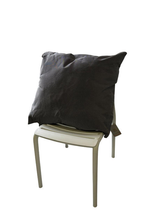 Set 2 Cuscini da Esterno con Federe di Ricambio 50x60 - Grigio