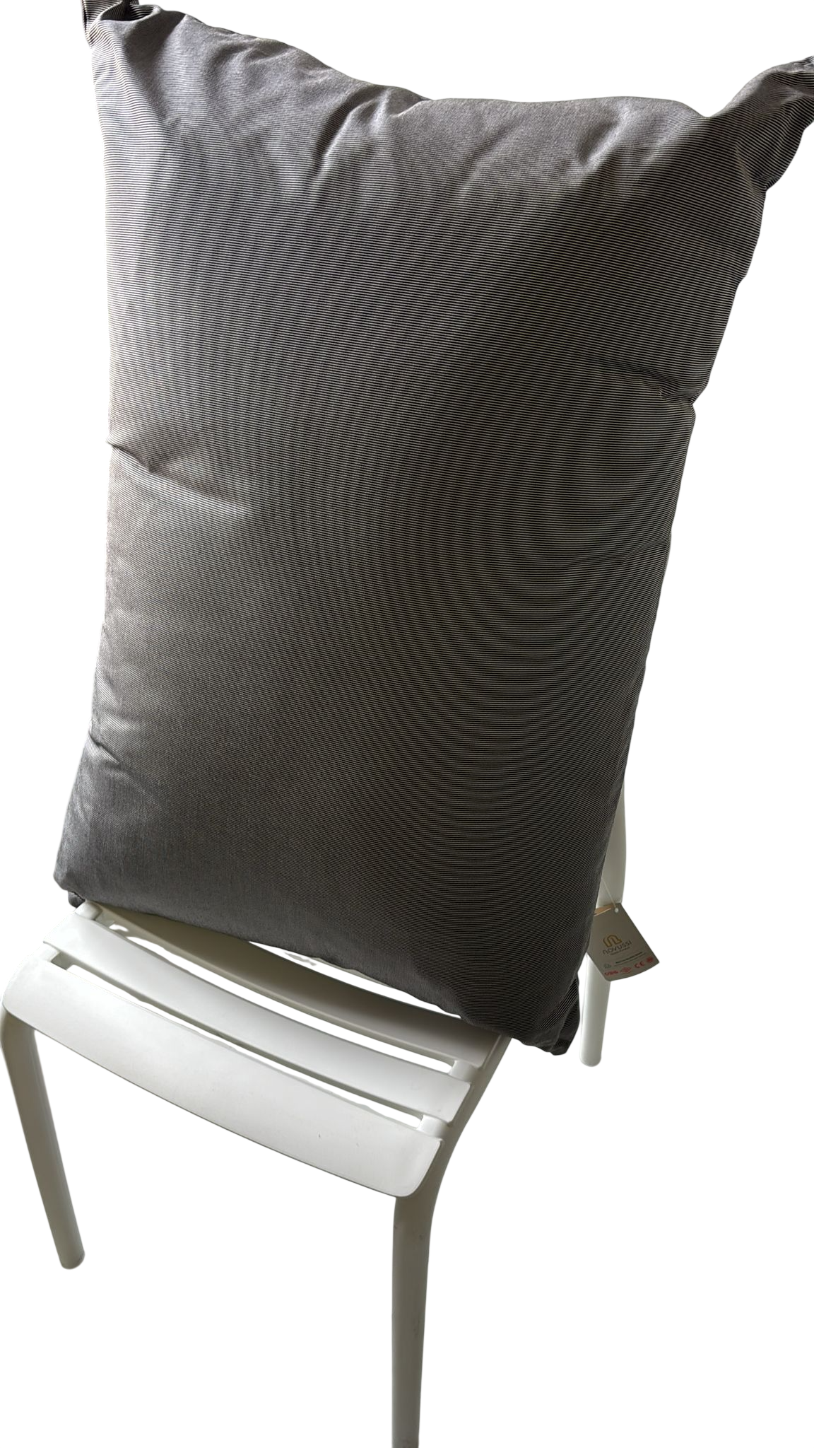 Cuscino da Esterno 80x60 Grigio Scuro - Sfoderabili e Idrorepellenti