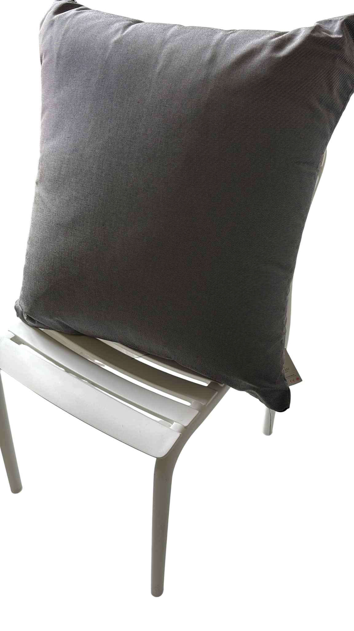 Cuscino da Esterno 60x60 Grigio - Sfoderabile e Idrorepellente
