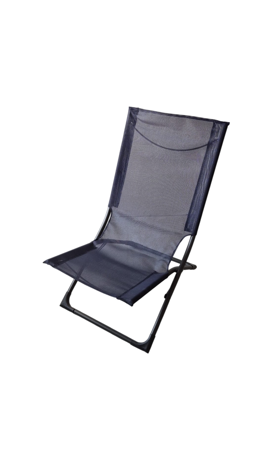 Fiam SDRAIETTA Sedia Sdraio Regolabile Alluminio Antracite e Blu Navy