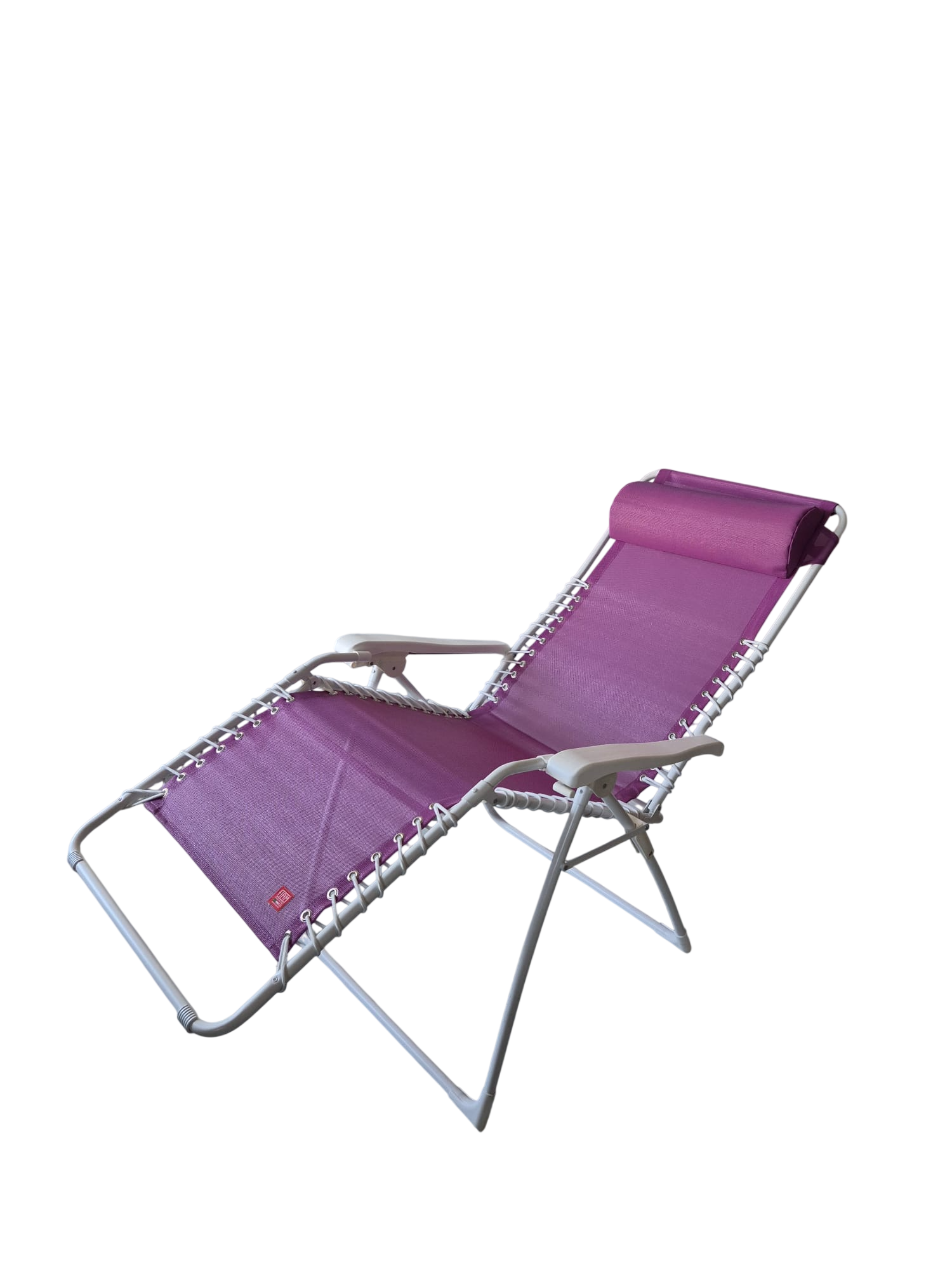Fiam MOVIDA XL Poltrona Relax Salvaspazio Acciaio Bianco e Viola