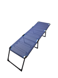 Fiam AMIGO 40 Lettino Tripartito Alto Alluminio Nero e Blu