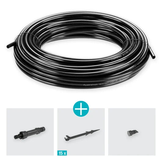 GARDENA Micro-Drip-System Start Set per Filari di Piante S (15 m) - 13010-20