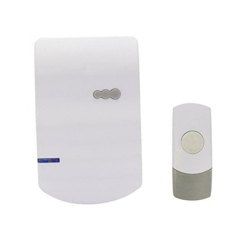 Avidsen Campanello Senza Fili con Pulsante Weatherproof IP44 - 102340 (10 x 6 x 3 cm)