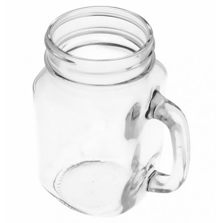 Esschert Design Barattolo in Vetro con Manico, Tappo Forato e Cannuccia – Mug/Boccale da Drink Estivo Esschert Design