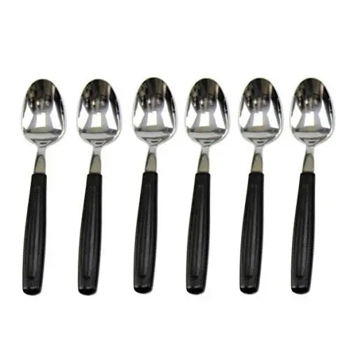 Kaimano serie prima set 6 cucchiaini da caffè in acciaio inox e manico in polipr Kaimano