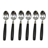 Kaimano serie prima set 6 cucchiaini da caffè in acciaio inox e manico in polipr Kaimano