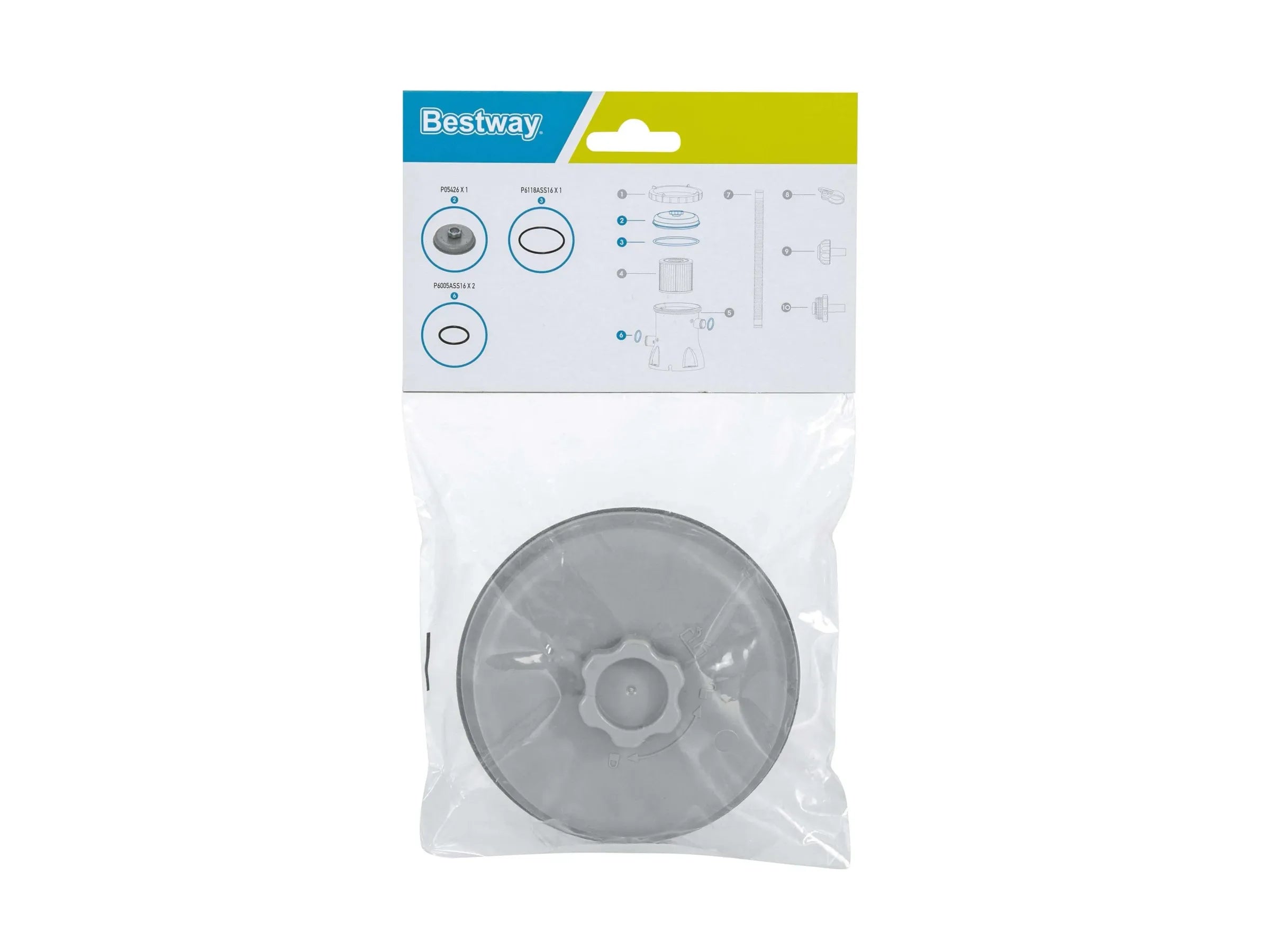 Kit Guarnizioni e Coperture Bestway per Pompe Filtro da 1249 l/h