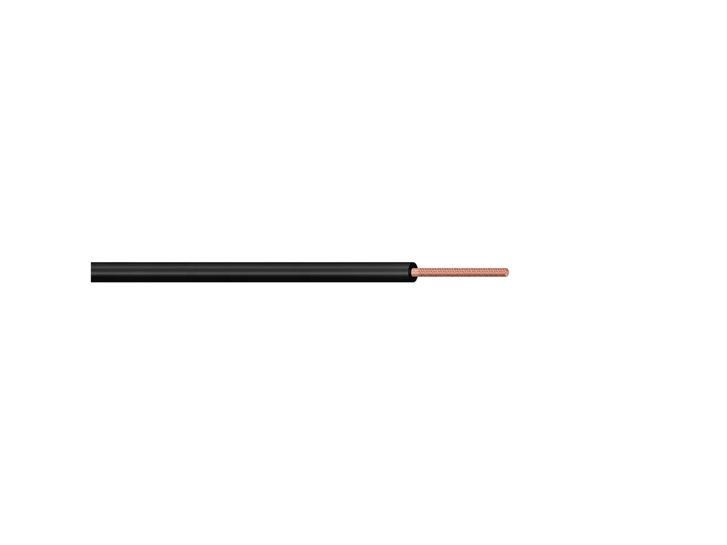 Cavo Unipolare FS17 1 x 2,5 $mm^2$ (Lunghezza: 20 Metri) - 450/750V - Colore Nero