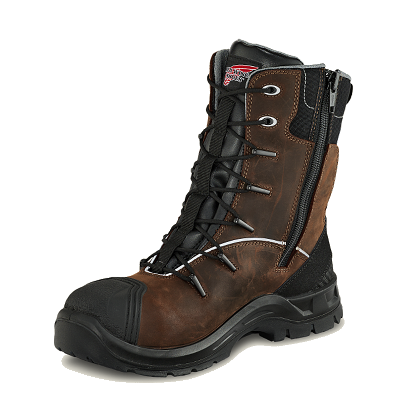 Scarponi Antinfortunistici Red Wing PetroKing 3229 - 8 Pollici con Cerniera Red Wing