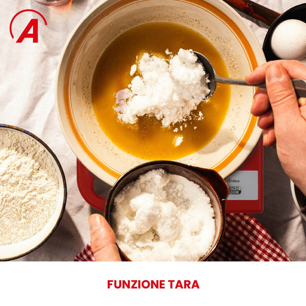 Bilancia da Cucina Elettronica RAL AR1PA1/R – Precisione e Praticità per Misurazioni Accurate | Ardes Ardes