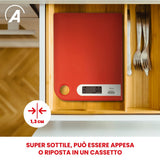 Bilancia da Cucina Elettronica RAL AR1PA1/R – Precisione e Praticità per Misurazioni Accurate | Ardes Ardes