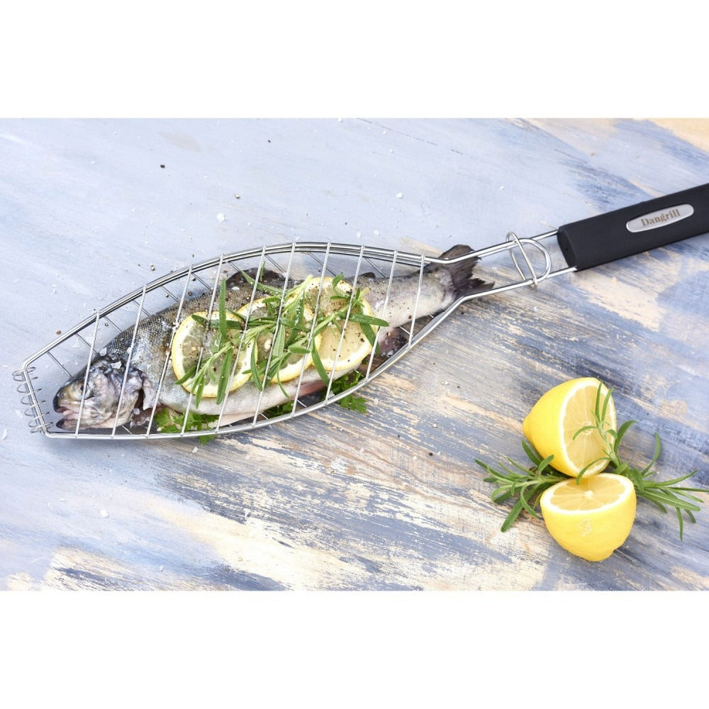 Griglia BBQ per Pesce 38x15 cm – Cucina alla Griglia Facile e Uniforme | Excelsa EXCELSA