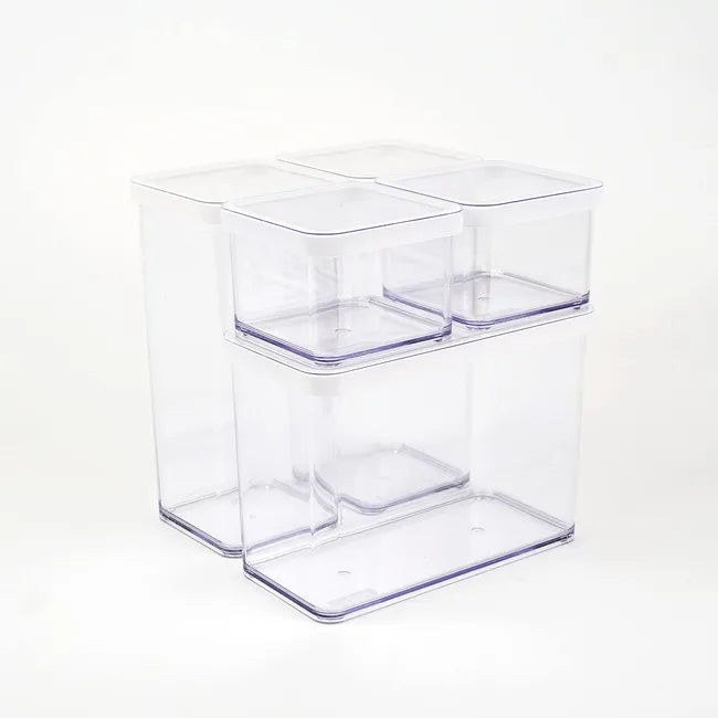 Rotho Loft - Set di 5 Contenitori (2x1,5l + 2x0,5l + 1x2,1l) - Stokkisti In Brescia