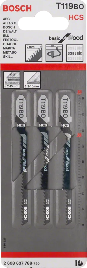 Lama per Seghetto Alternativo T 119 BO Basic for Wood - BOSCH