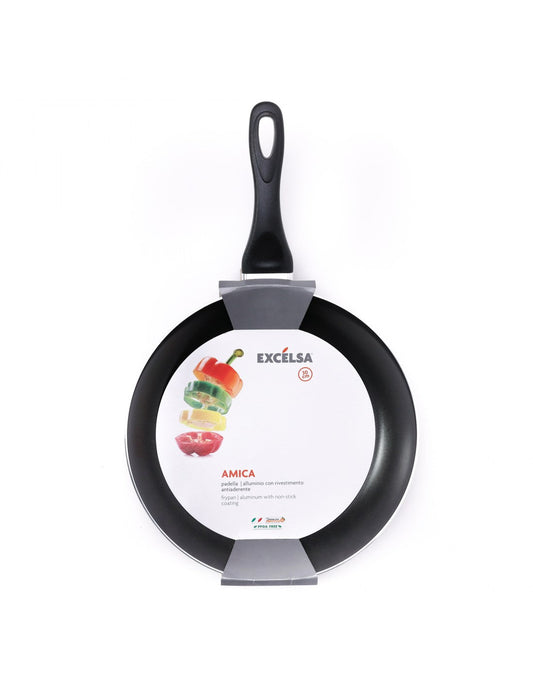 Padella Antiaderente 30 cm Amica – Cottura Uniforme e Rivestimento di Qualità | Excelsa EXCELSA