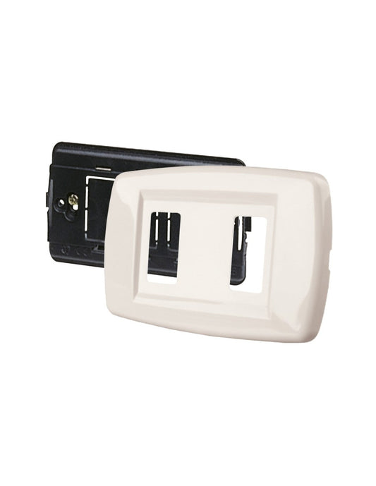 Placca PolyPool in Tecnopolimero a 2 Posti – Bianca con Supporto Incluso Polypool