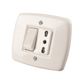 Kit Punto Luce PolyPool Serie “Basic” – Per Scatole Tonde Ø 60 mm – Avorio Polypool