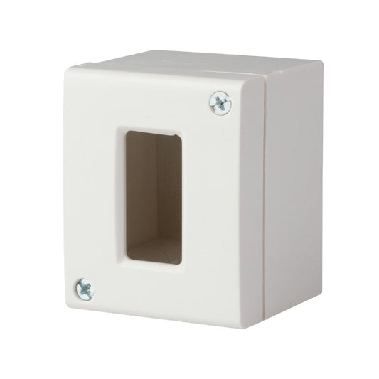 Contenitore da Parete a 1 Foro PolyPool Serie “Basic” – Avorio Polypool