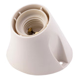 Portalampada da Parete PolyPool con Base Inclinata – Bianco Polypool