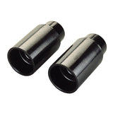 Set 2 Portalampada PolyPool E14 – Corpo Liscio – Nero Polypool