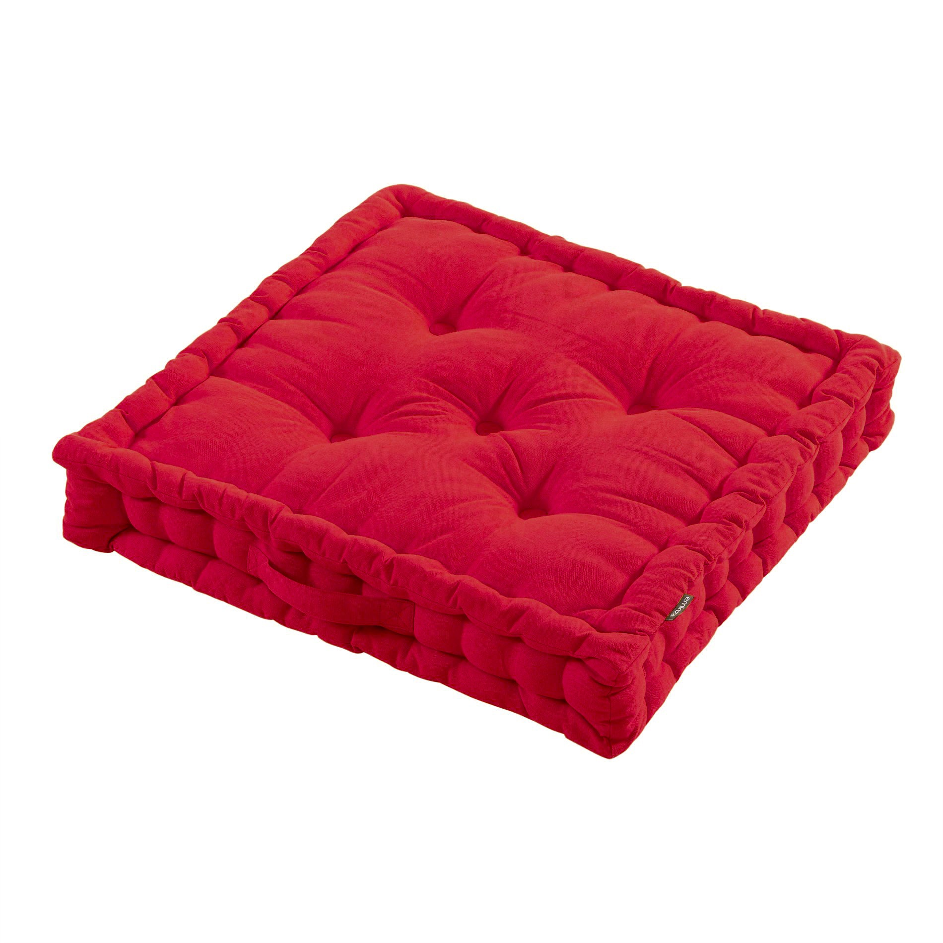 Cuscino da Pavimento o Bancale Rosso - 60x60 cm