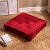Cuscino da Pavimento o Bancale Rosso - 60x60 cm