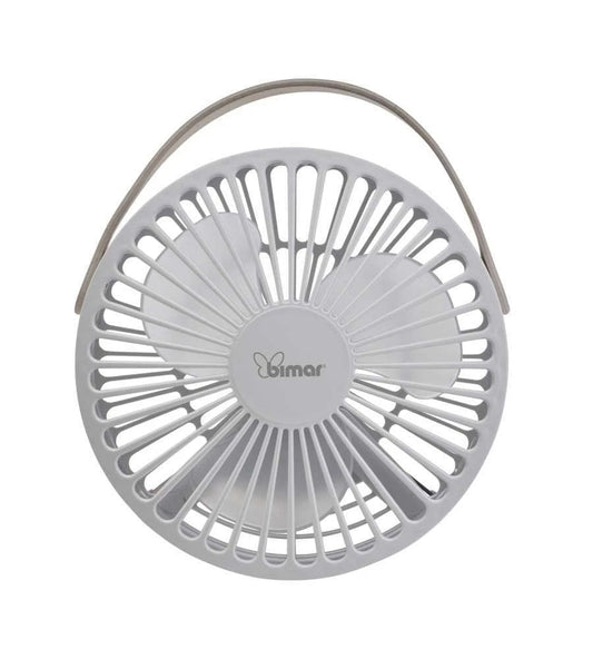 Ventilatore da Tavolo USB con Maniglia – Portatile, Silenzioso e Ricaricabile | BIMAR Bimar