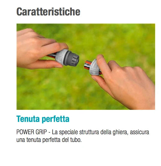 GARDENA Raccordo Riparatore per Tubi 13-15 mm (1/2" - 5/8") - 18232-20