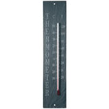 Esschert Design Termometro da Parete in Ardesia – Con Area Scrivibile a Gesso (Stile Rustico) Esschert Design