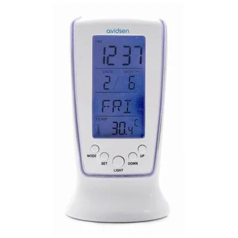 Avidsen Termometro con Orologio Digitale – Modello 107241 (Uso Interno) Avidsen
